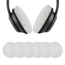 3 Pairs Headphone Ear Pads Covers 3.5"-4.3" Headset Ear Pad Cloth Cover Gray