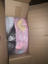 HARPPA Electric Portable Baby for Infant, Pink, Swing 5 speed w/ Music Speaker