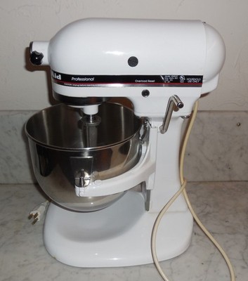 KitchenAid Professional 5 Stand Mixer KSM50PWH White for sale