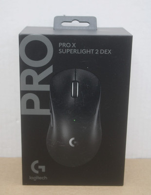 Logitech Pro X Superlight 2 DEX Lightspeed Gaming Mouse - Black - 910-007328