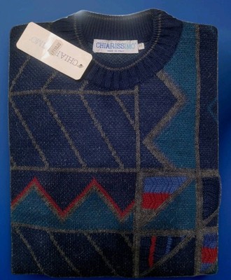 Men's Long Sleeve Wool Crew Neck Sweater