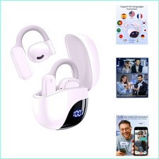 AI Translation Earbuds Real Time 164 Languages 80H Playtime Translator Ear Bu.