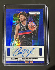 2024 Panini Prizm Deca Cade Cunningham Blue Auto /35