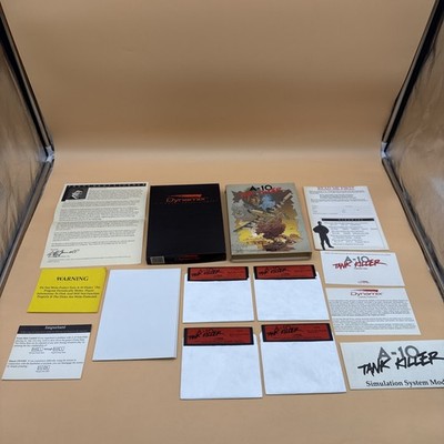 1989 Dynamix A-10 Tank Killer MS-DOS 5.25'' Floppy Disk IMB PC Game READ!!