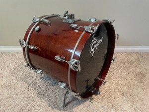 Gretsch 80s "Power Jazzette" SB 16x18" bass drum, Jasper shell, walnut