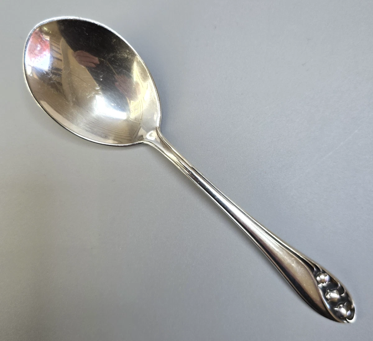 Lily of the Valley Sterling Silver Spoon Silver Antiques for sale