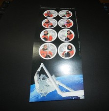 Timbres astronaute de l'Agence spatiale canadienne Payette, Bondar, Hatfield, Garneau, Maclean