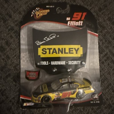 Winners Circle Bill Elliott #91 Stanley Tools Hardware & Security Hood Magnet