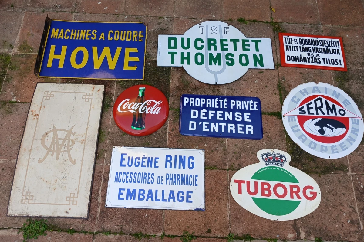 Plaque Émaillée Bombée - Marius De Marcel Pagnol - Déco Métal - Neuf