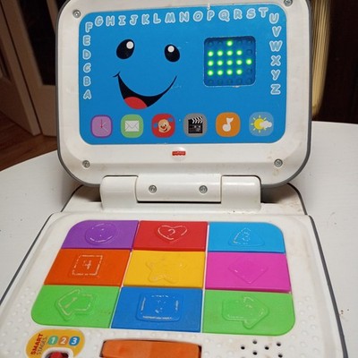Fisher-Price Kids grey Laugh & Learn Smart Stages Laptop Play Computer Toy