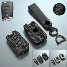 Zinc Alloy Silicone Car Key Case Cover For Vw Tiguan Skoda Seat Golf Polo Karoq