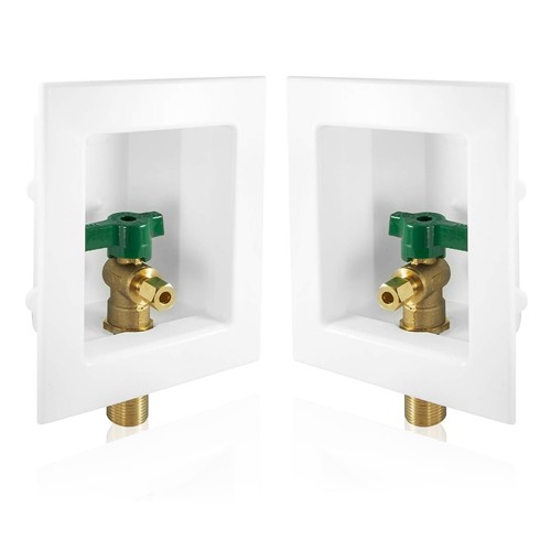 1 PCS Icemaker Outlet Box 1/2 Inch MIP Sweat Inlet 1/4Turn Ball Valve IM001