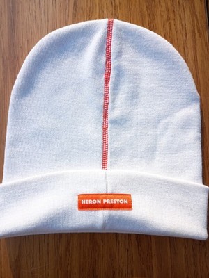 HERON PRESTON NASA PATCH/EMBRODERED STRETCHY BEANIE TOBOGGAN NWOT