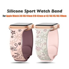 Silicone Band Strap for Apple Watch 10 9 8 7 6 5 4 SE iWatch 41/42/44/45/46/49mm