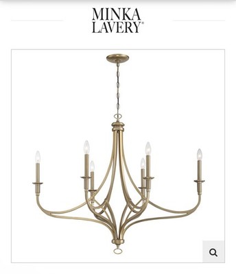 Minka Lavery Covent Park 40  Six Light Island Chandelier 1097-740