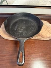 Antique Griswold No 6 Small Logo Early Smooth Handle Cast Iron Skillet 699 Flat