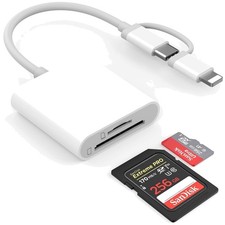 SD-Kartenleser USB C für iPhone iPad Kamera Micro SDXC SDHC Speicherkarte