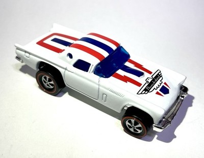 NEW Custom Made Redline Hot Wheels 1977  T-Bird White Thunderbird Diecast