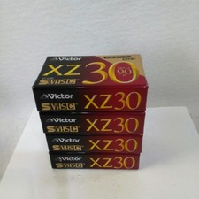 Victor JVC S-VHS-C Video Tape ST-C30XZD 30min 4pcs Set Unused