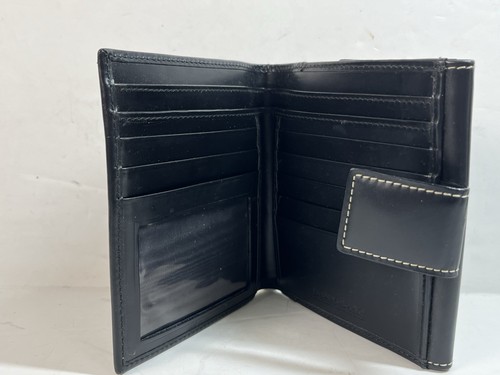 Dooney and Bourke Black Leather Wallet Snap Credit Card Never Used - Picture 3 of 7