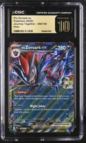 N's Zoroark ex graded CGC 10 for sale on eBay
