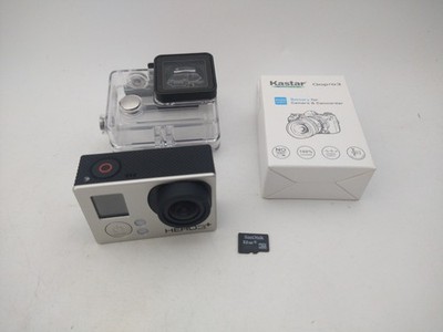 GoPro HERO 3+ Plus Silver Action Camera | 32GB SD card  | TESTED, NEW BATTERY