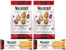 Walkers Shortbread Mini Easter Eggs and Giant Fingers All-Butter Cookies Biscuit