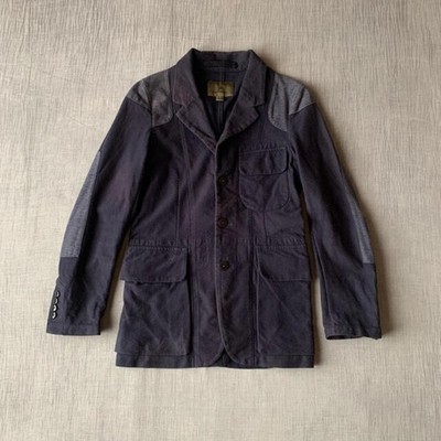 Nigel Cabourn Navy Cotton Jacket Size 44 71cm 27.95in Vintage Japan used