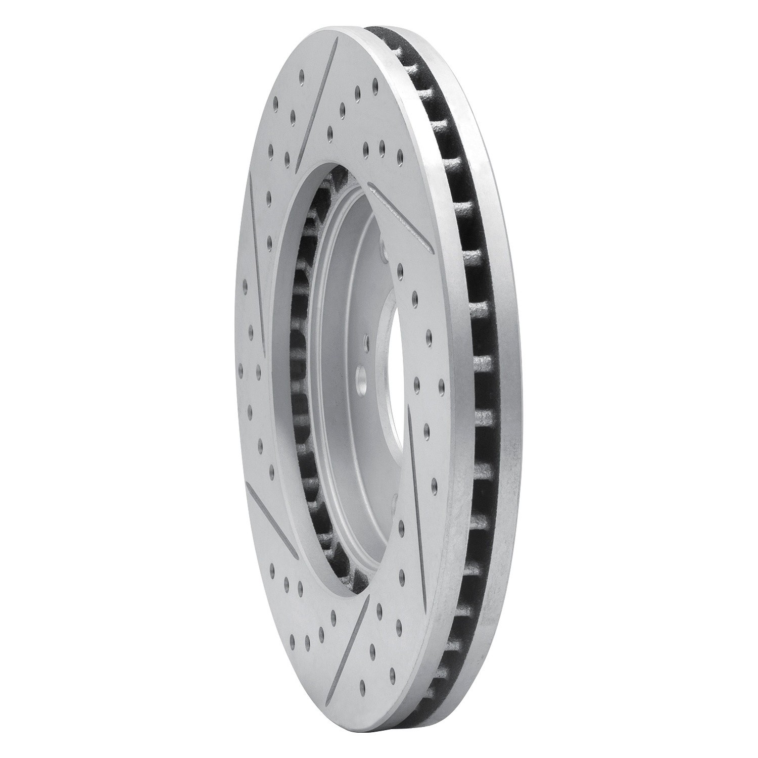 For Acura NSX 91-96 DFC Drilled & Slotted Front Passenger Side Brake Rotor