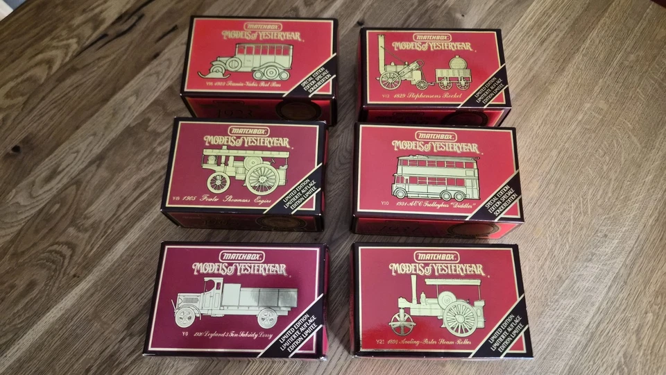 Matchbox 6x Models of Yesteryear - Konvolut -Y9, Y10, Y-12, Y16, Y-19, Y 21 OVP - Bild 2 von 4