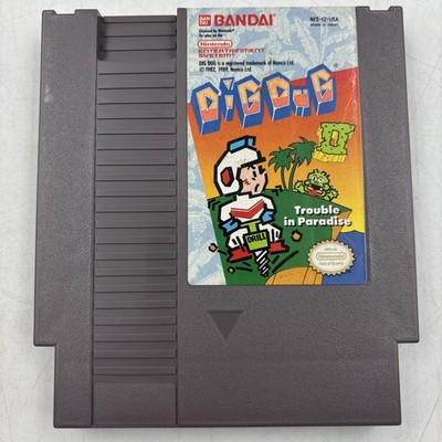Dig Dug II: Trouble in Paradise (Nintendo Entertainment System, 1989) Tested