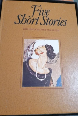 coffret livre + cassettes audio Five shorts story, W.Somerset Maugham ed 1981 - Photo 1/4