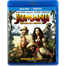 JUMANJI: WELCOME TO THE JUNGLE (2017) BLU-RAY Johnson Black Hart