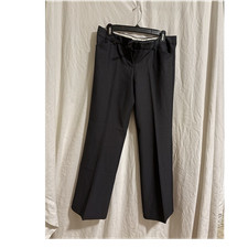 Metaphor Women's Black Dress Pants Polyester Rayon Spandex Wide Leg Business