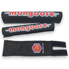 Mongoose Nylon pad set - BLACK 1986 - old school bmx