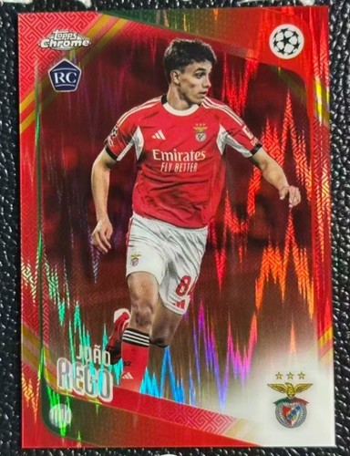 Joao Rego 2025-26 Topps Chrome UCC Hongbao Red Base RC #168