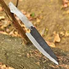 Custom Handmade Carbon Steel Fix Blade Chef Kitchen Knife Full Tang