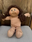 1984 Cabbage Patch Kids Girl Doll Brown Hair Eyes 1 Dimple Xavier Roberts