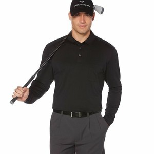 grand slam performance long sleeve polo