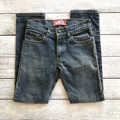 Levis 510 Super Skinny Blue Dark Wash Men Jeans Size W27 14R | eBay