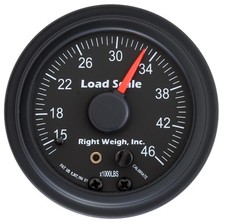 Right Weigh 510-46-B Black TANDEM Axle Load Scale for Single HCV Air Suspension