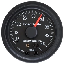 Right Weigh 510-46-B Black TANDEM Axle Load Scale for Single HCV Air Suspension