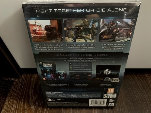 Tom Clancy's Ghost Recon Phantoms Collector's Edition (PC, 2014) NEW AND SEALED - 第 2/3 張圖片