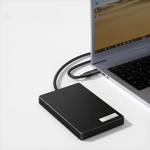 250GB Slim Portable External Hard Drive HDD – USB 3.0/Type-C High-Speed Storage - Picture 3 of 5
