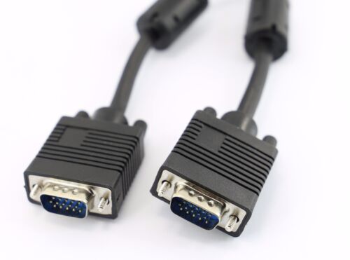 7m VGA Monitor Cable Male to Male Connection - Connect Laptop PC to TV Video - Afbeelding 1 van 12