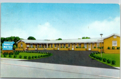 Grayson KY Shangri La Motel Exterior Kentucky 1960 postcard GP1