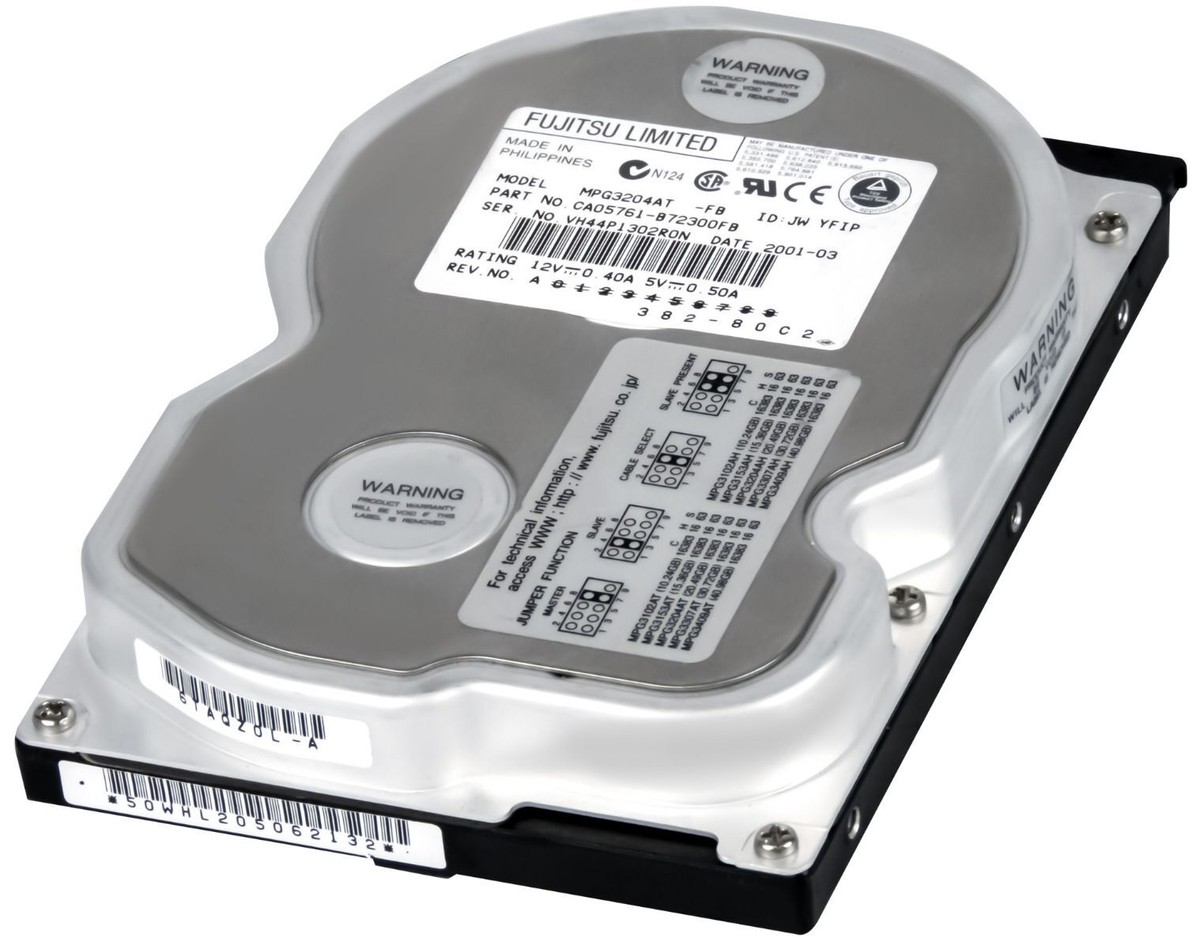 Fujitsu 20.4GB,Internal,5400 RPM,8.89 cm (3.5
