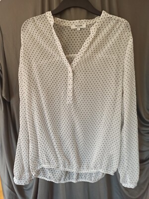 Damen Bluse The Sting Gr. XL cremeweiß mit Sternchen