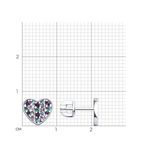 Ohrstecker Ohrringe 925 Silber Zirkonia Herz Echtschmuck bei Secretforyou - Picture 2 of 4