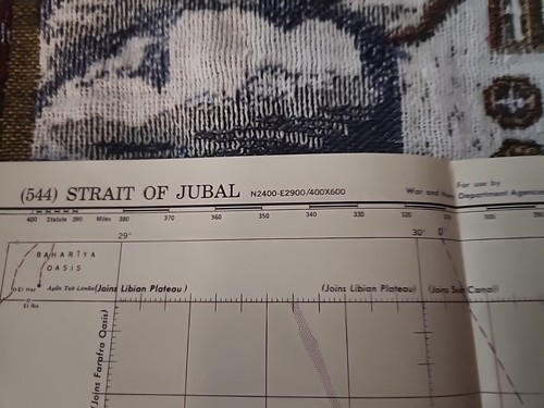 Segunda Guerra Mundial Estrecho de Jubal Carta Aeronáutica Restringida 1943 Fuerzas Aéreas del Ejército - Imagen 6 de 12